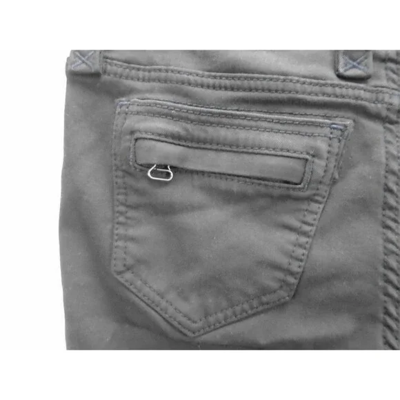 Rock Revival Sheryl Jeans Women 28 (31x32) Black Skinny Moto Biker Stretch Pants - Picture 12 of 15